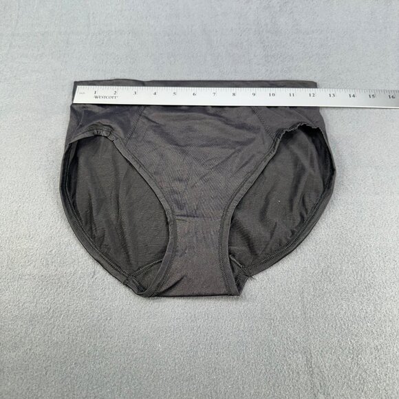 Bali Women's Size Large 7 Panty Hi Cut Smoothing Black New Without Tags - Picture 5 of 7